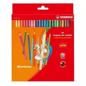 STABILO Color färgpennor – blandade färger – 24-pack