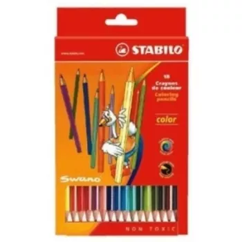 STABILO Color färgpennor – 18 st