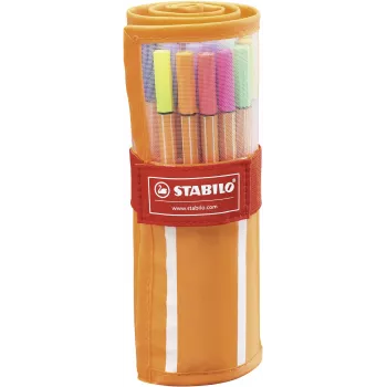 STABILO point 88 finelinerset – 20 olika färger, 0,4 mm