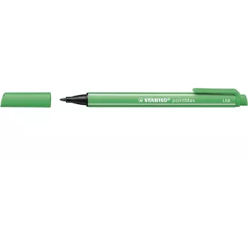STABILO pointMax finelinerpenna grön 0,8 mm nylonfiberspets vattenbaserat bläck