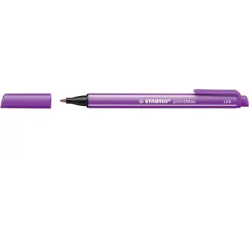 STABILO pointMax tuschpenna - lila - medium 0,8 mm - rund - vattenbaserat bläck - nylonfiberspets
