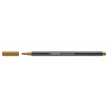 STABILO Pen 68 Metallic fiberpenna - koppar - 1,4 mm - sexkantig - enstaka penna