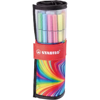 STABILO Pen 68 ARTY fiberpennaset, 25 st, olika färger