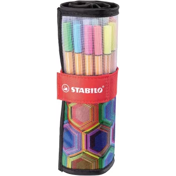 STABILO point 88 finelinerpenna – färgblandning – 0,4 mm – 20-pack