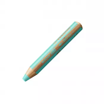 STABILO woody 3 in 1 pastelblå – multifärgpenna