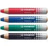 STABILO MARKdry whiteboardpennor set med 4 pennor i etui