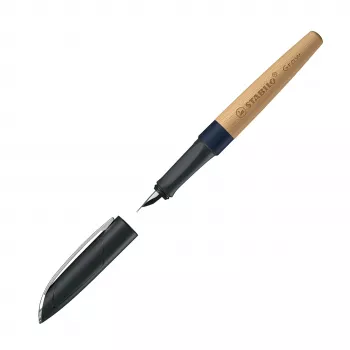 STABILO klimatneutral reservoarpenna Grow – Blueberry Blue / Beech