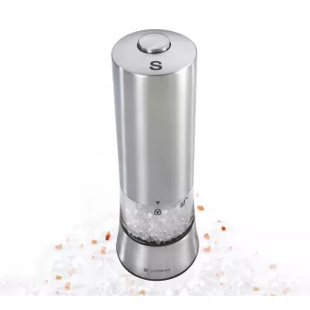 ZASSENHAUS Gera elektrisk saltkvarn, 18 cm, rostfritt stål