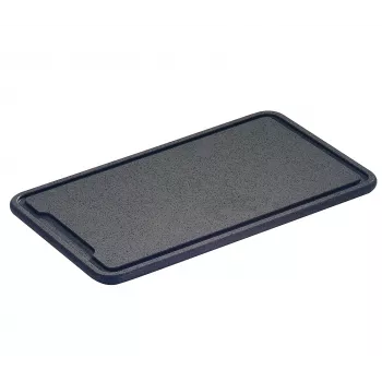 Zassenhaus skärbräda plast mörkgrå 42x27x1,5 cm