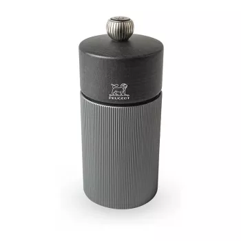 Peugeot Line saltkvarn 12 cm grafit naturträ/aluminium