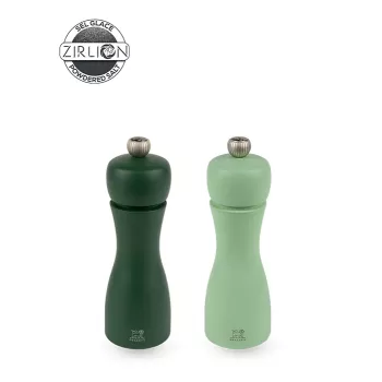 Peugeot Tahiti peppar- och saltkvarnar 2 st 15 cm grön