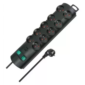 Brennenstuhl Primera-Line 10GN 2 m Black grenuttag