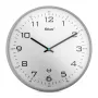 MEBUS 13081 Radioväggklocka silver 30 cm