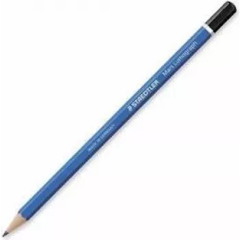 STAEDTLER Mars Lumograph grafitpenna 2B - 2 mm stift - 8 mm skaft - sexkantig - blå