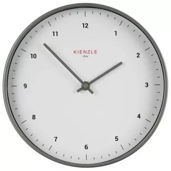KIENZLE DCF radiostyrd väggklocka classic 25 cm, vit