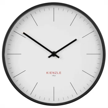 KIENZLE DCF radiostyrd väggklocka modern 25 cm vit (14979)