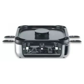 SEVERIN RG 2379 SEVENTO raclettegrill 1400 W 8 personer svart/silver