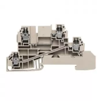 Weidmüller genomgångsklämmas 2,5 mm² 24 A 800 V beige skruvanslutning 50 st