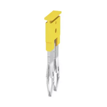 Weidmüller ZQV 2.5/2 tvärförbindare 2,5 mm² 2-polig gul 60 st