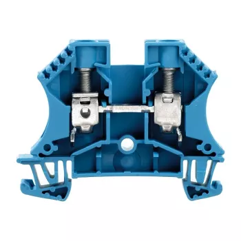 Weidmüller W-serie genomgångsplint, blå, 10 mm², 57 A, skruvanslutning, 50 st