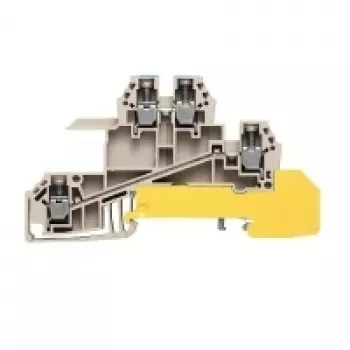 Weidmüller genomgångsplint, skruvanslutning, 2,5 mm², 24 A, 800 V, beige, 50 st