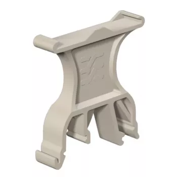 Weidmüller plintmärkning ZB 9,5 mm grå 20-pack otryckt