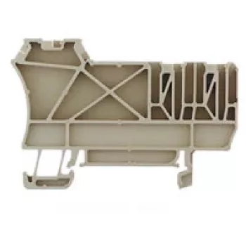 Weidmüller ZAP/TW ZIA1.5/3L ändplatta – 50 st – Wemid – beige – -50 till 120 °C – V0