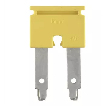 Weidmüller ZQV 16/2 tvärförbindare, 2-polig, 16 mm², gul, 25 st