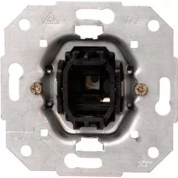 HEINRICH KOPP Series brytarinsats 10A 250V svart metallic IP20
