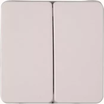 Heinrich Kopp HK02 dubbelvippbrytare lock arctic white
