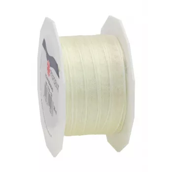 C.E. Pattberg Four Seasons presentband siden matt creme 40 mm x 25 m