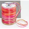 C.E. PATTBERG raffia presentband matt rosa/röd/orange/grön 3,0 mm x 50,0 m