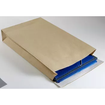 Vereinigte Papierwarenfabriken flexiPAK classic eco veckad fraktpåse 26x7x41 cm ca DIN B4 naturkraftpapper