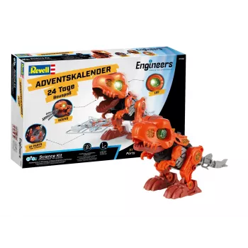 Revell adventskalender 'Electric T.Rex' med rörliga delar (01060)