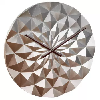 TFA DIAMOND väggklocka metallic roséguld 396 mm x 44 mm kvarts analog