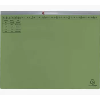 Exacompta 370125B pärm – kartong – grön – 320 g/m² – 265 mm – 316 mm