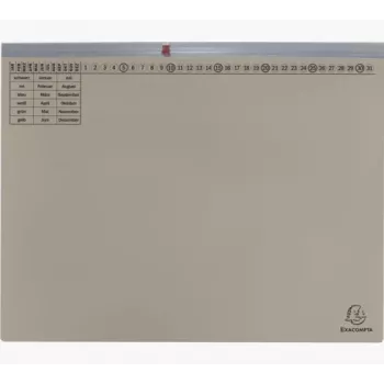 Exacompta 370210B pärm – kartong – grå – 320 g/m² – 265 x 316 mm – A4