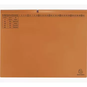Exacompta 370309B mapp med resår – A4 – kartong 320 g/m² – orange