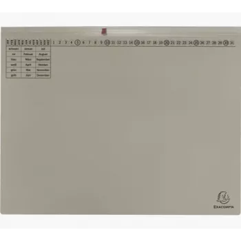 Exacompta 370310B – konventionell aktmapp – kartong – grå – 320 g/m² – 265 x 316 mm – A4
