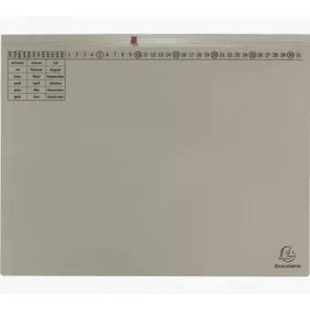 Exacompta 370410B bygelpärm A4 80 mm rygg grå kartong 320 g/m²