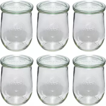 WECK Tulip Jar 1062 ml 6-pack