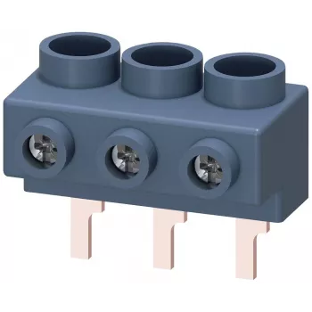 SIEMENS SIRIUS 3RV1915-5A matningsklämma, 3-polig, skruvanslutning, 690 V, IP20