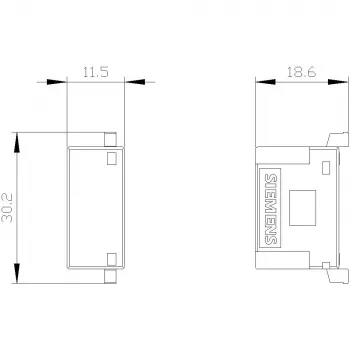 Siemens 3RT2926-1BD00 överspänningsskydd 127-240V AC 150-250V varistor för SIRIUS 3RT2 kontakt