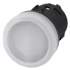 Siemens SIRIUS ACT 3SU1001-6AA60-0AA0 Indicator Light, White Lens, 24V LED, 22mm Round, Screw Terminal