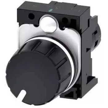Siemens 3SU1200-2PS10-1AA0 SIRIUS ACT potentiometer 10 kOhm 22 mm svart skruvklämma