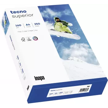 Papyrus Superior Tecno A4 kopieringspapper vitt 160 g/m² 250 ark