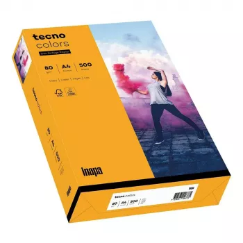 Papyrus TECNO Colors Medium Orange A4 Kopieringspapper 80 g/m² 500 blad
