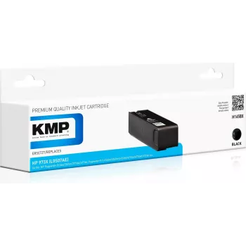 KMP H165BX kompatibel pigmentbaserad bläckpatron svart High Yield XL för HP PageWide Pro 450-serien