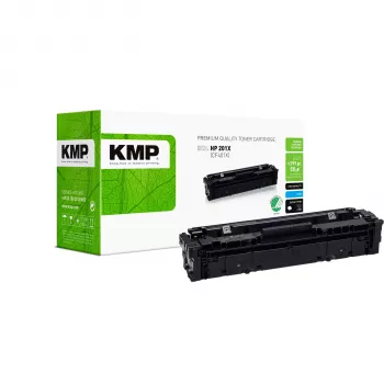 KMP H-T215CX High Yield cyan kompatibel tonerpatron (alternativ till HP 201X, HP CF401X) för HP Color LaserJet Pro M252-serien, MFP M277-serien