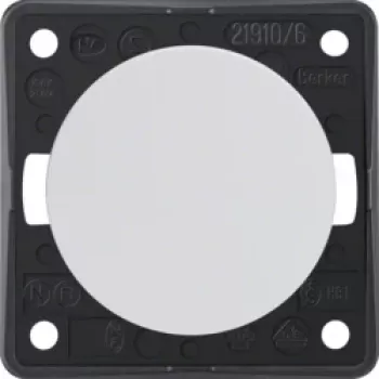 Berker 936562509 SCHUKO-uttag 1-fack IP44 vit infälld